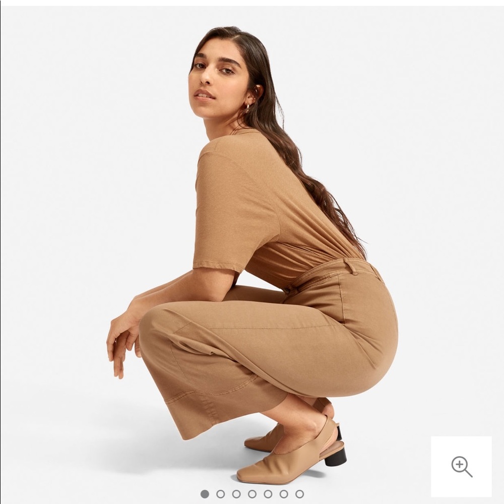 Everlane Wide Leg Crop Chino Ochre